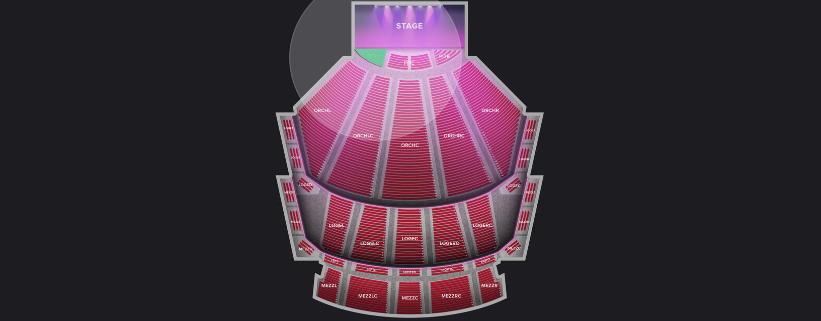 Seat view from Pit