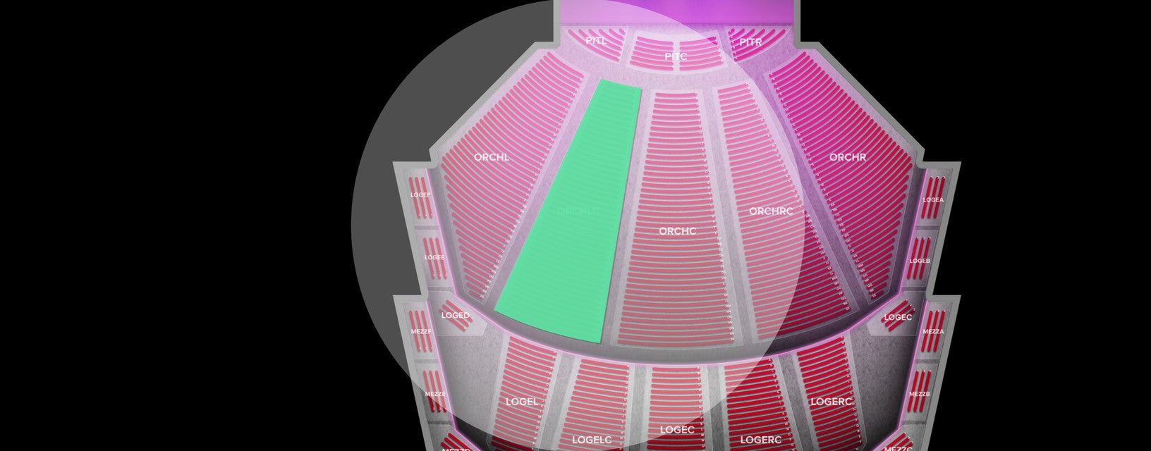 Seat view from Orchestra