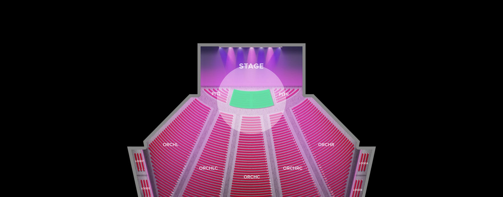 Seat view from Pit