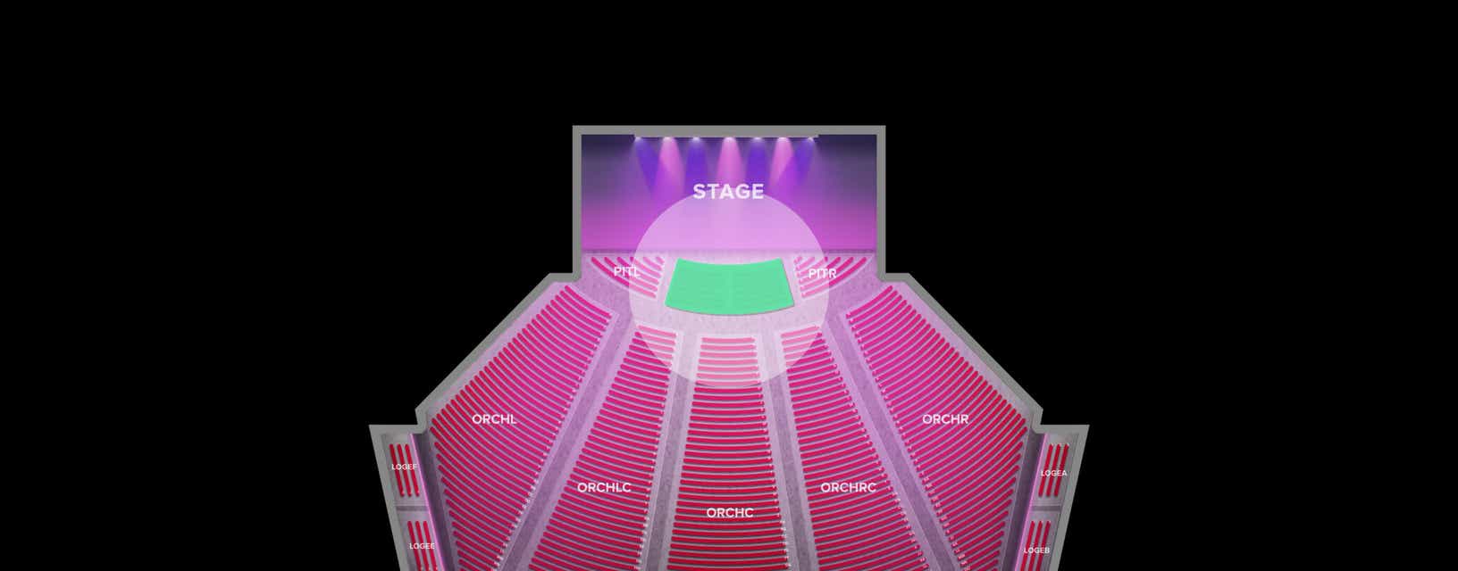 Seat view from Pit
