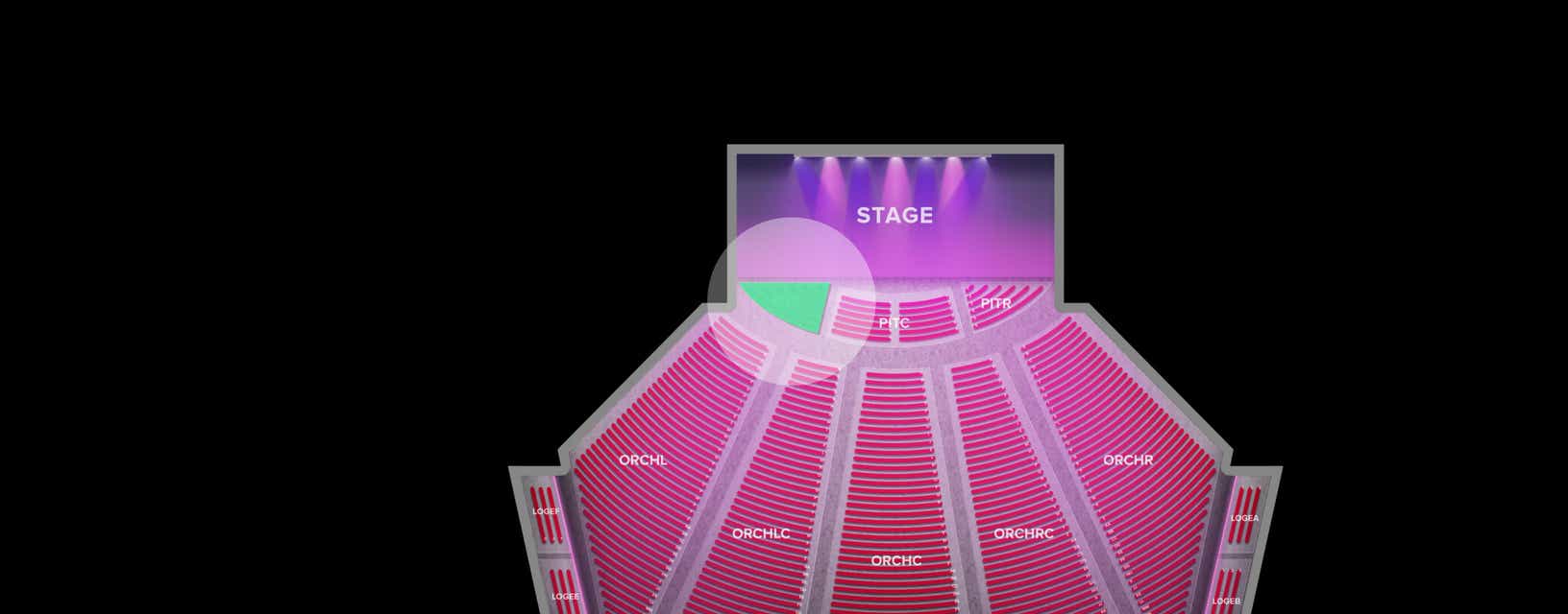 Seat view from Pit