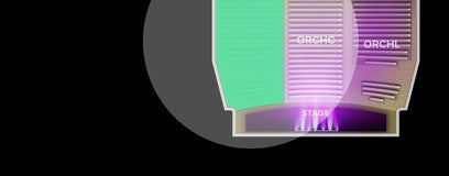 Seat view from Orchestra