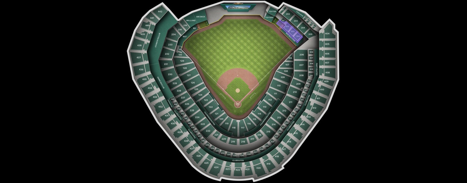 Seat view from Field Bleachers