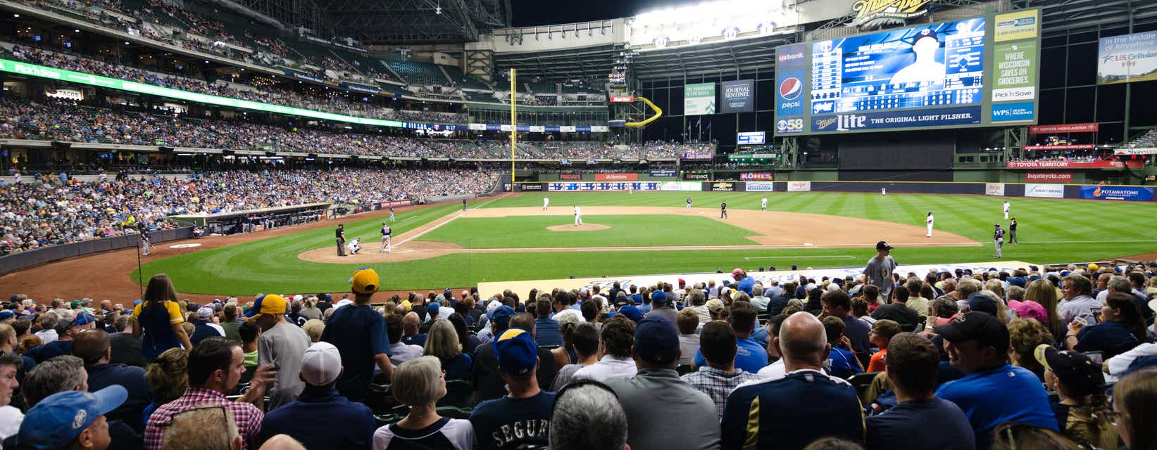 Seat view from Field Infield Box