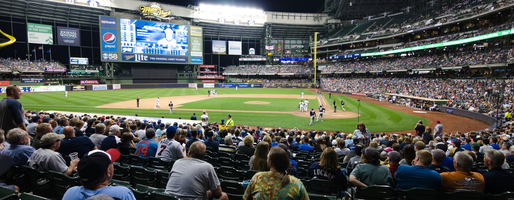 Seat view from Field Infield Box
