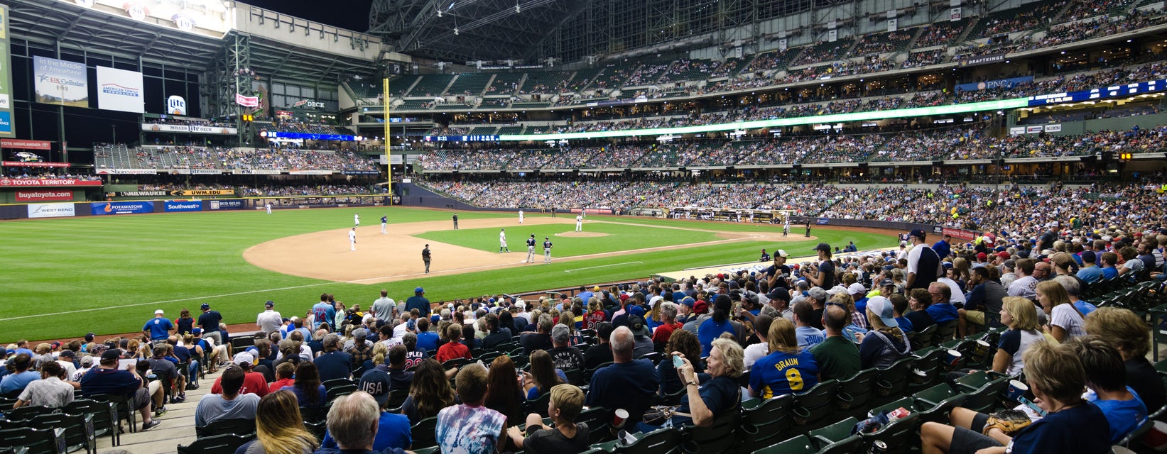Seat view from Field Infield Box