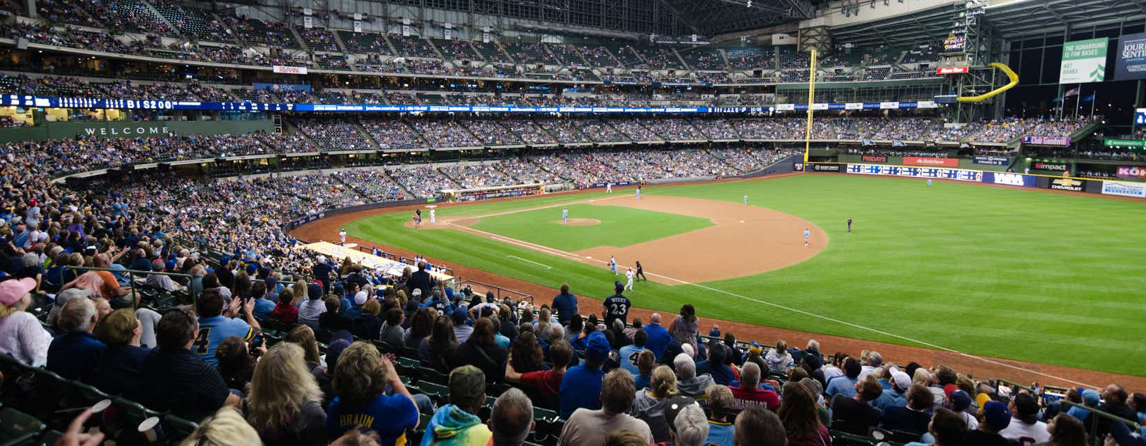 Seat view from Loge Infield Box