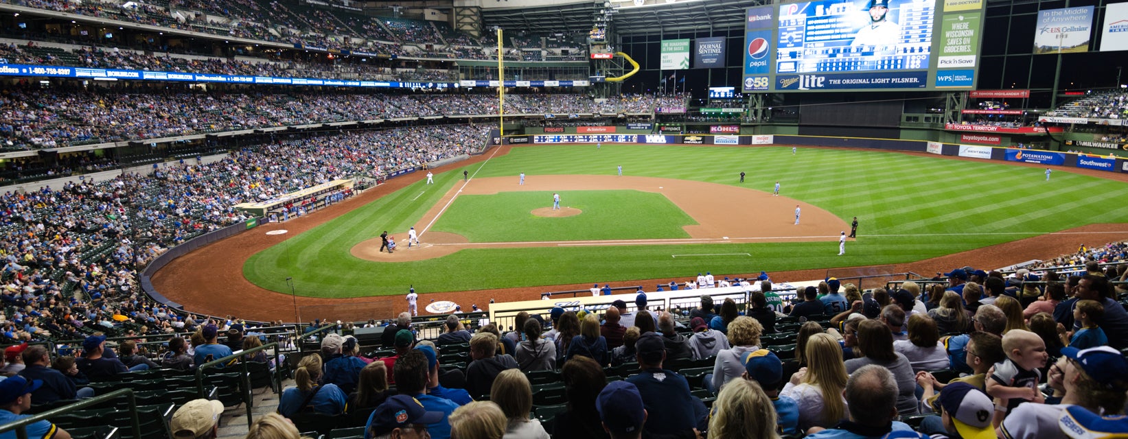 Seat view from Loge Infield Box