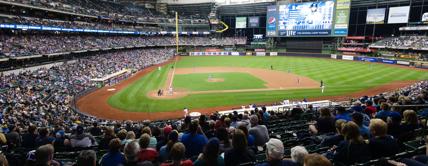 Seat view from Loge Infield Box