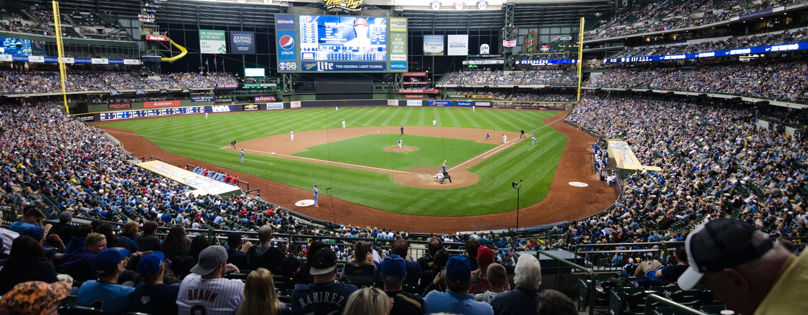 Seat view from Loge Infield Box