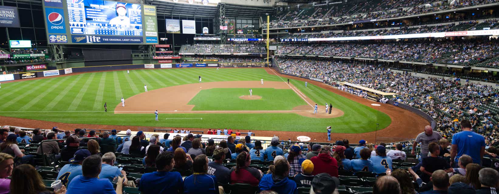 Seat view from Loge Infield Box