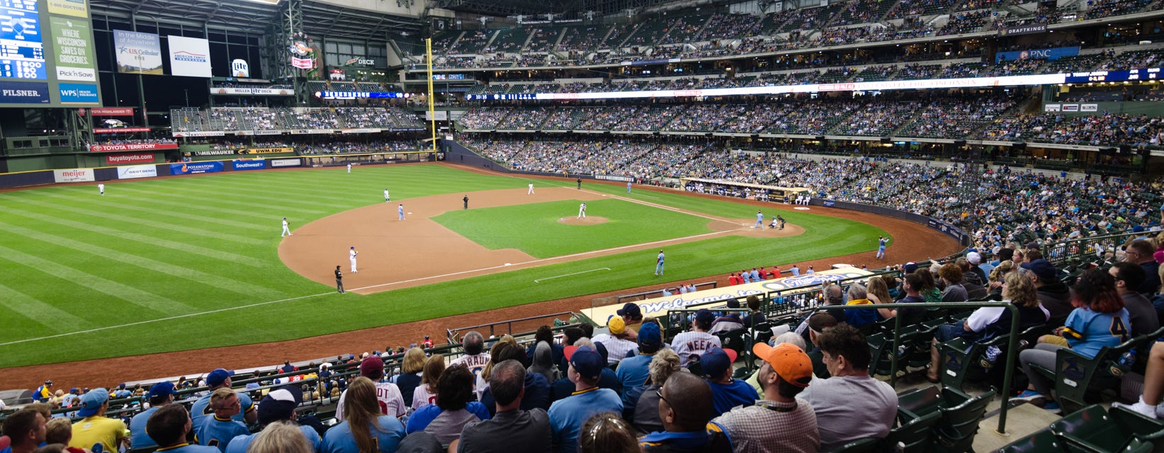 Seat view from Loge Infield Box