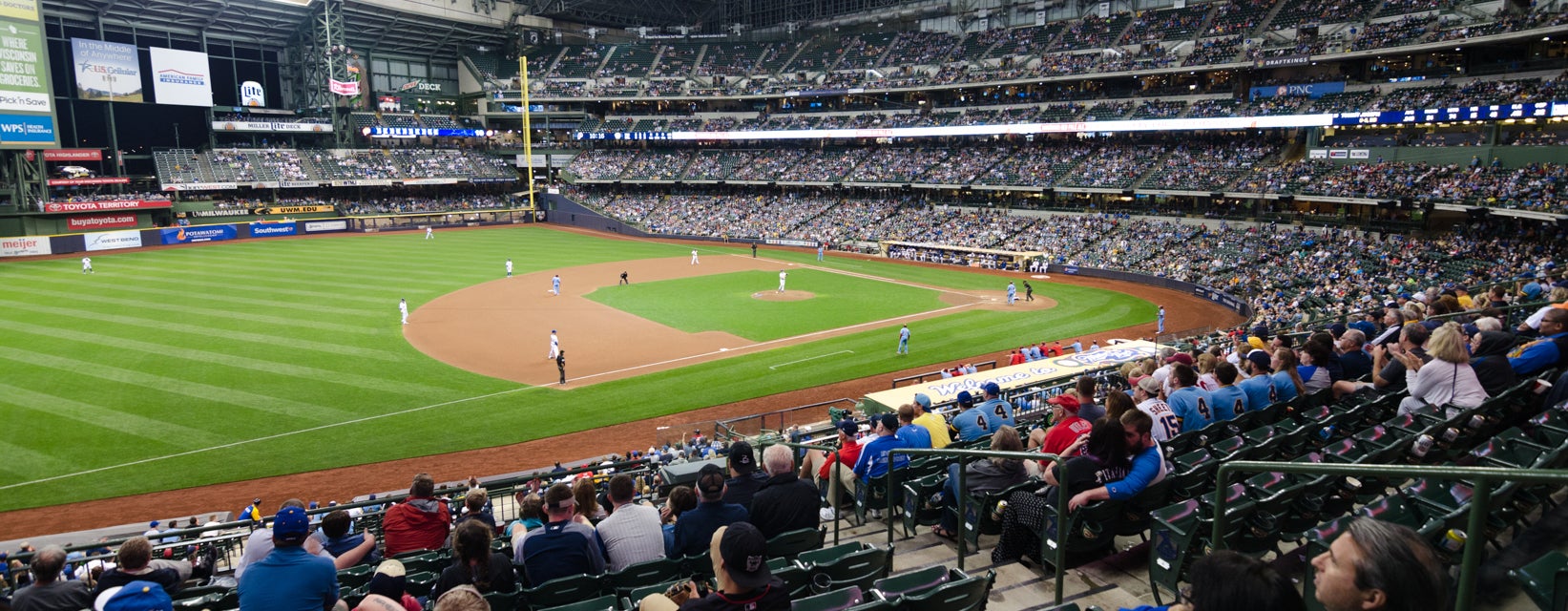 Seat view from Loge Infield Box