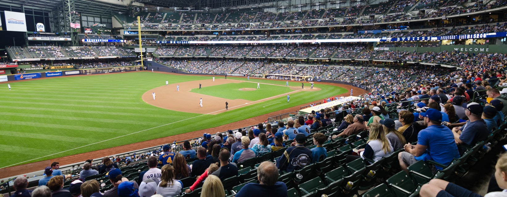 Seat view from Loge Outfield Box