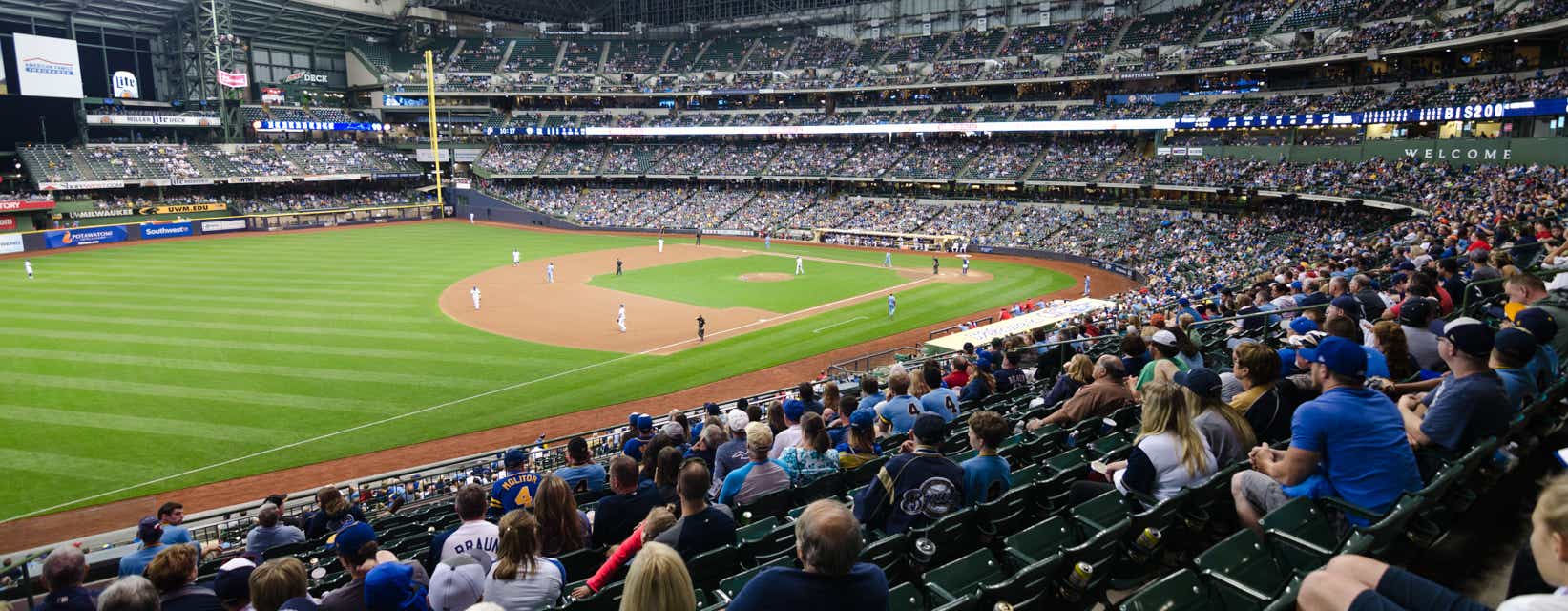 Seat view from Loge Outfield Box