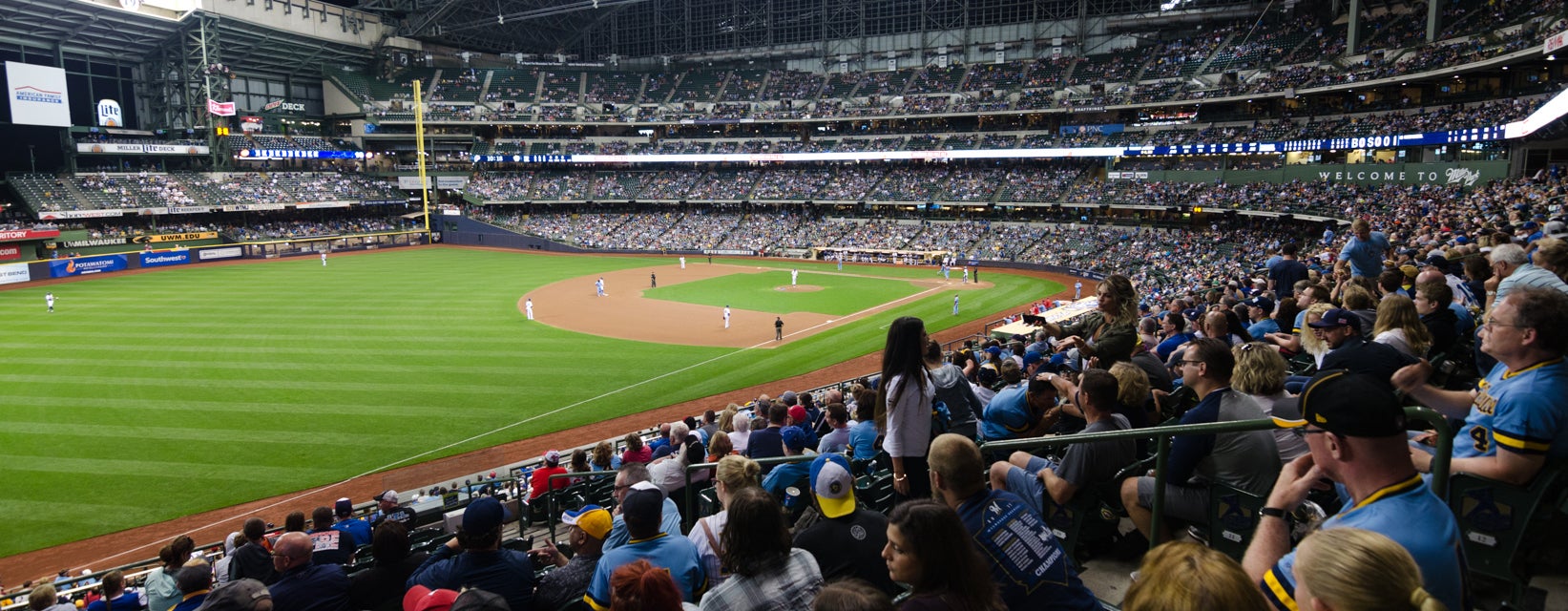Seat view from Loge Outfield Box