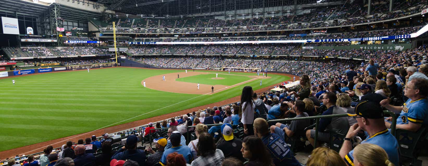Seat view from Loge Outfield Box
