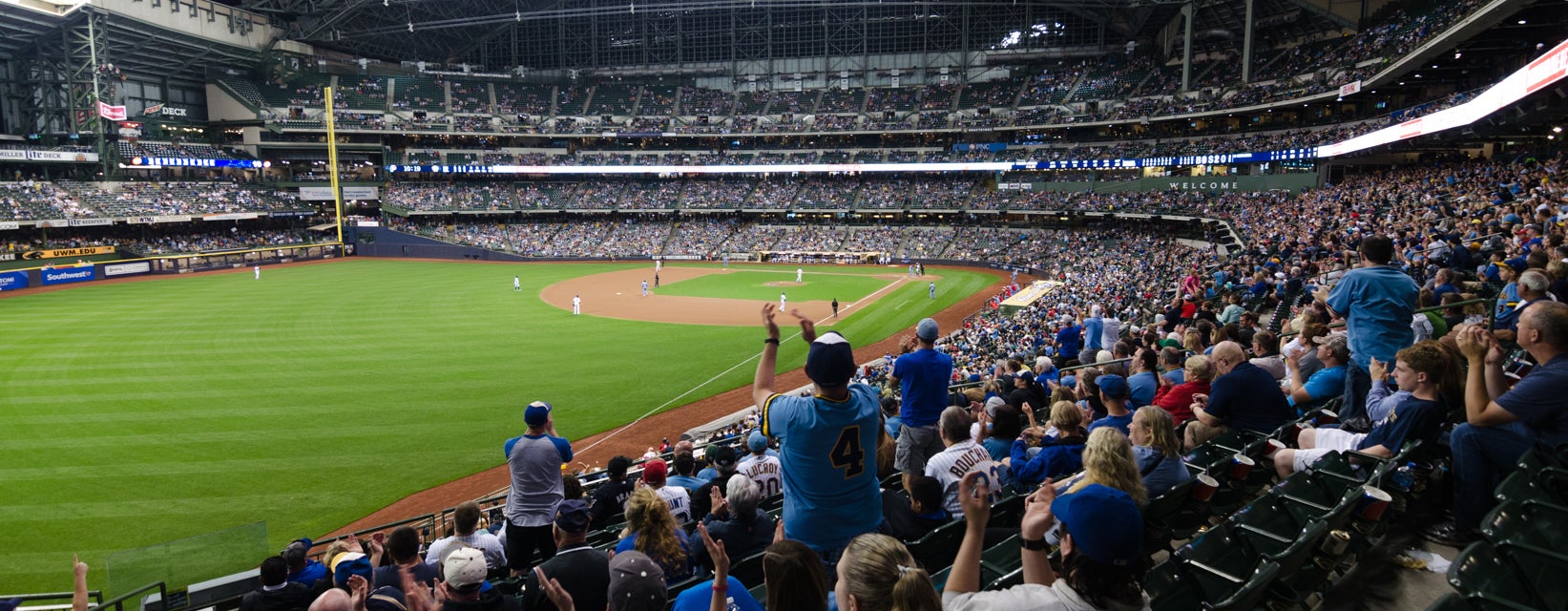 Seat view from Loge Outfield Box
