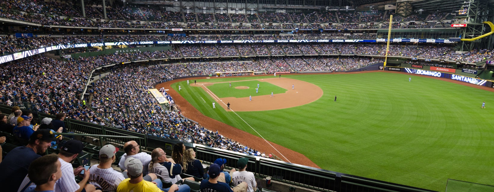 Seat view from Club Outfield Box