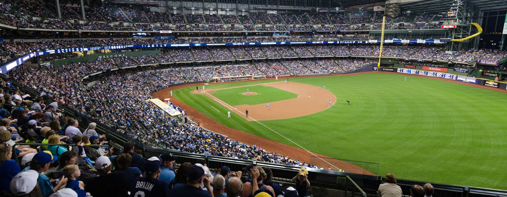 Seat view from Club Outfield Box