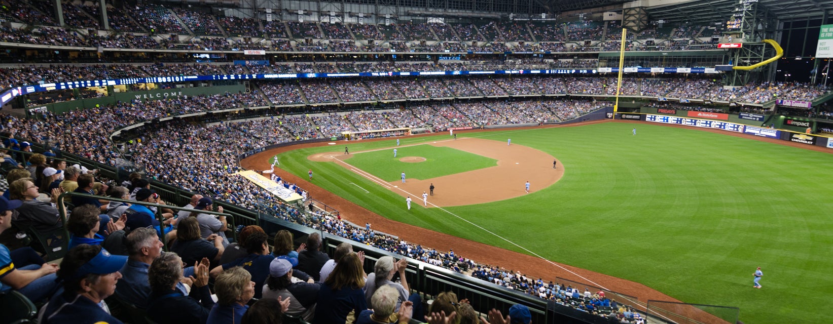 Seat view from Club Outfield Box