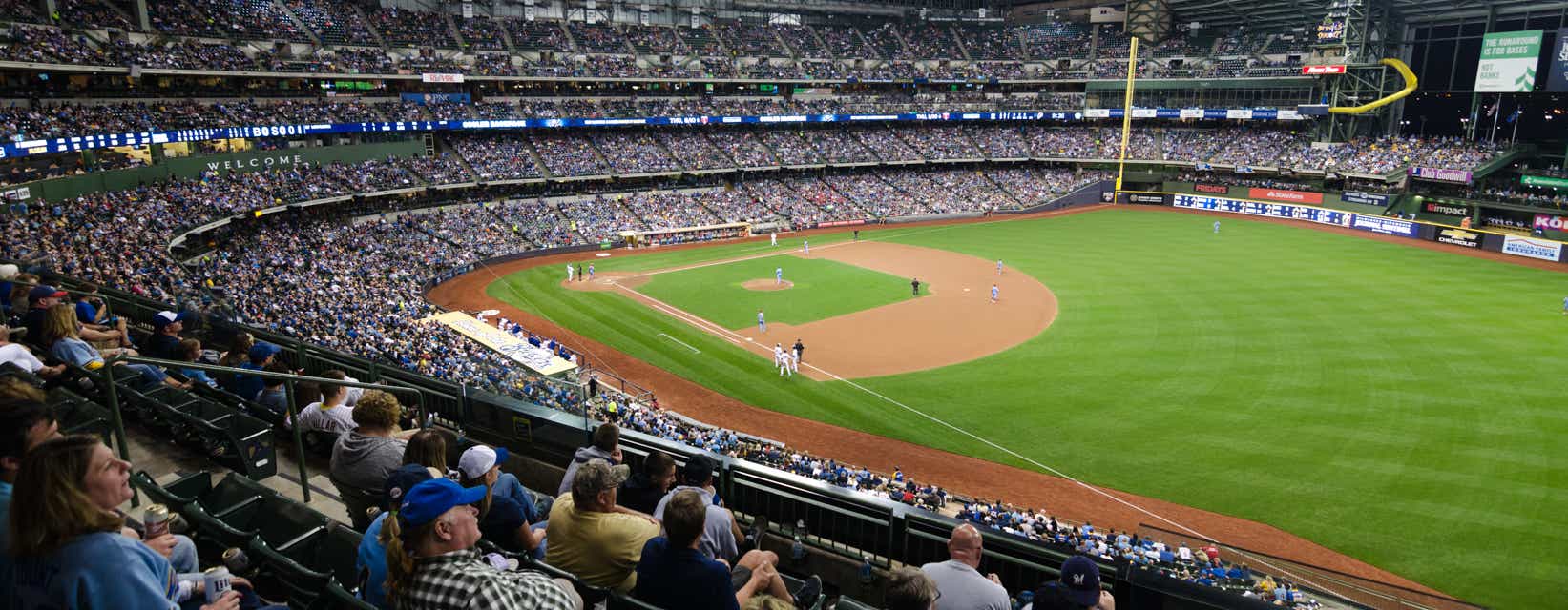 Seat view from Club Outfield Box