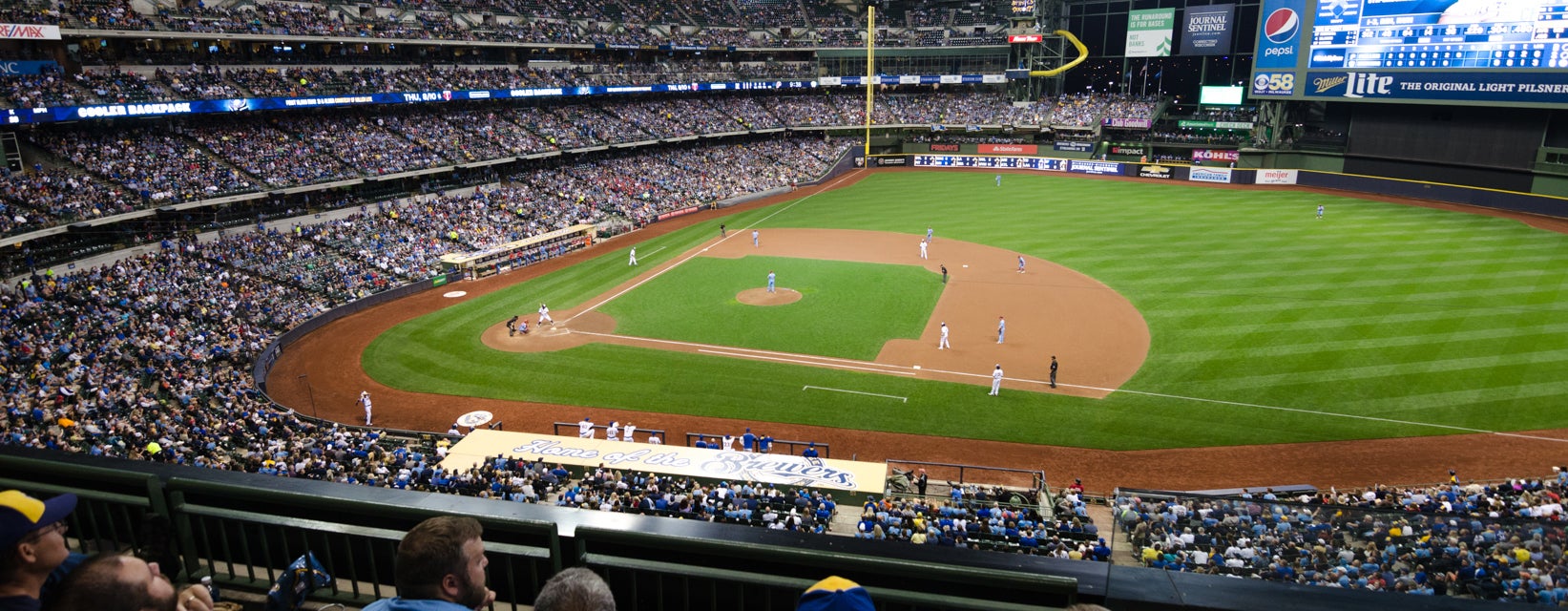Seat view from Club Outfield Box