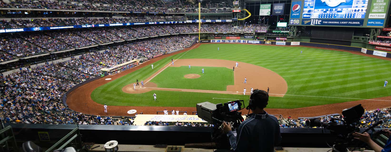 Seat view from Club Infield Box