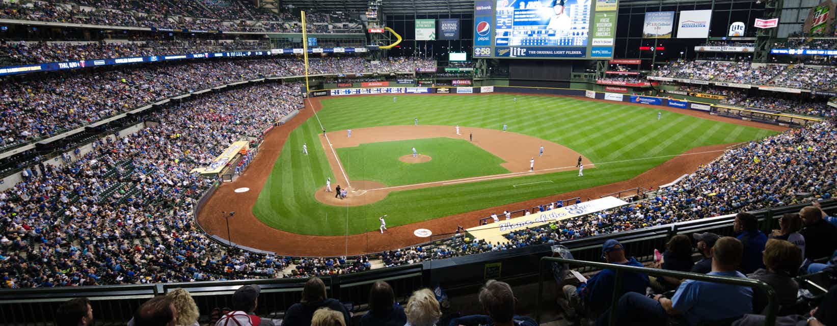 Seat view from Club Infield Box