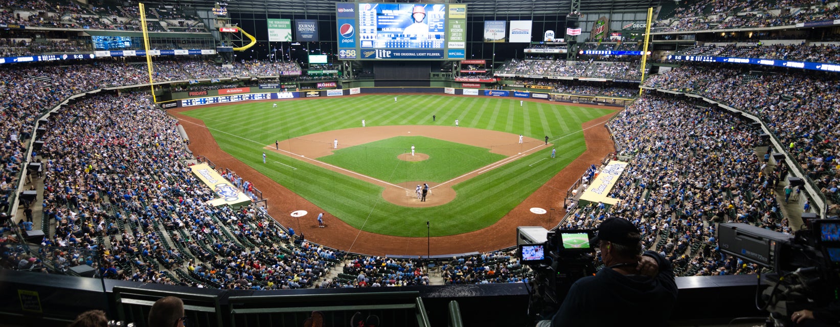 Seat view from Club Infield Box