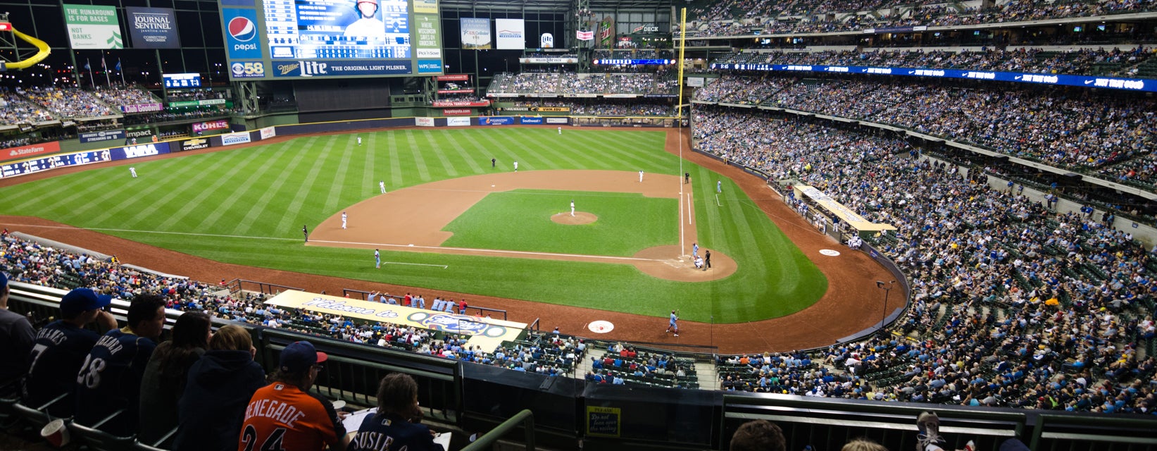 Seat view from Club Infield Box