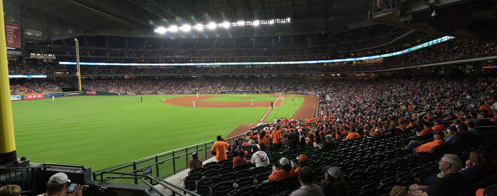 Seat view from Crawford Box
