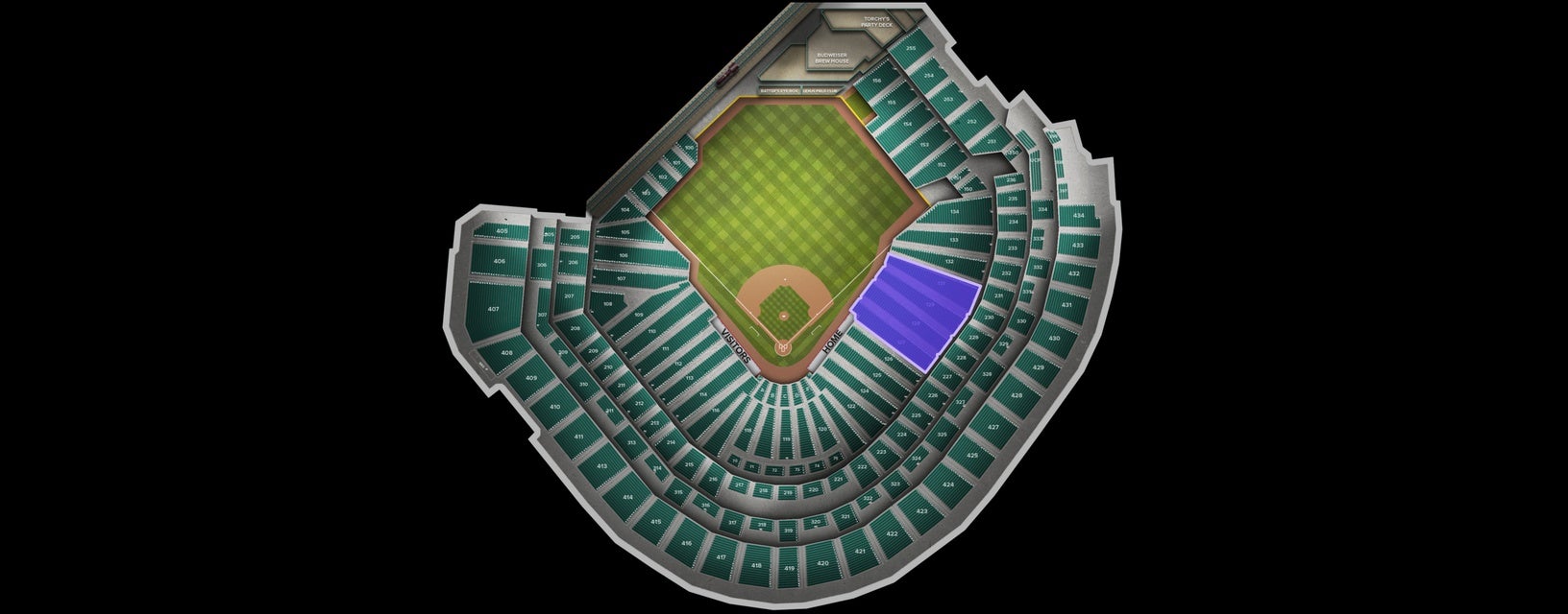 Seat view from Field Box