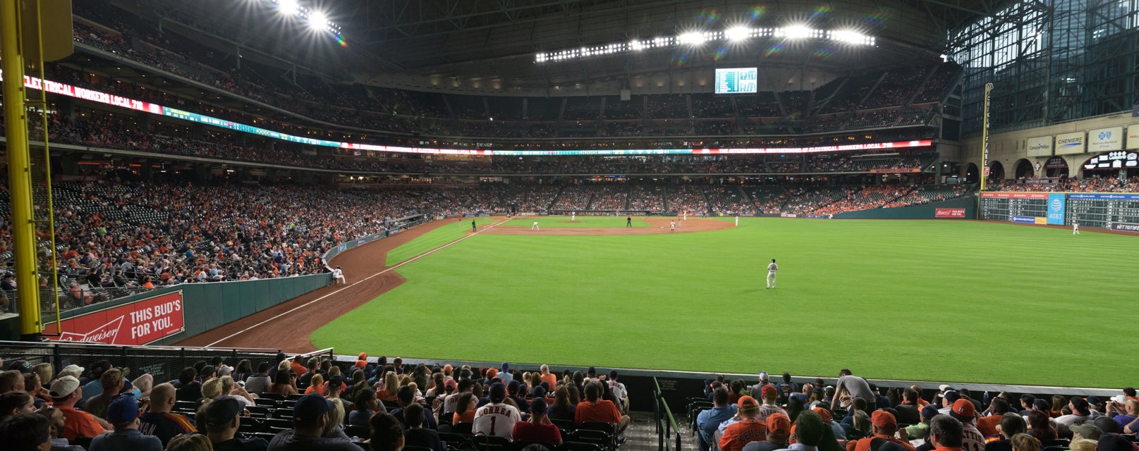 Seat view from Bullpen Box