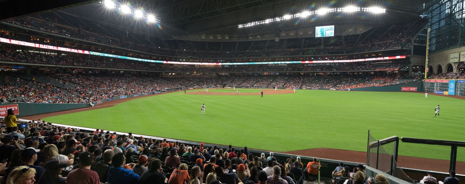 Seat view from Bullpen Box