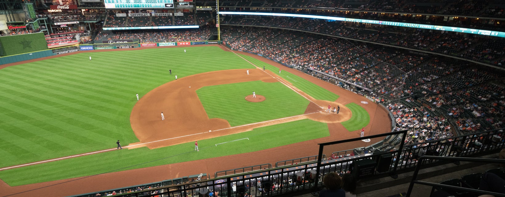 Seat view from Terrace Infield