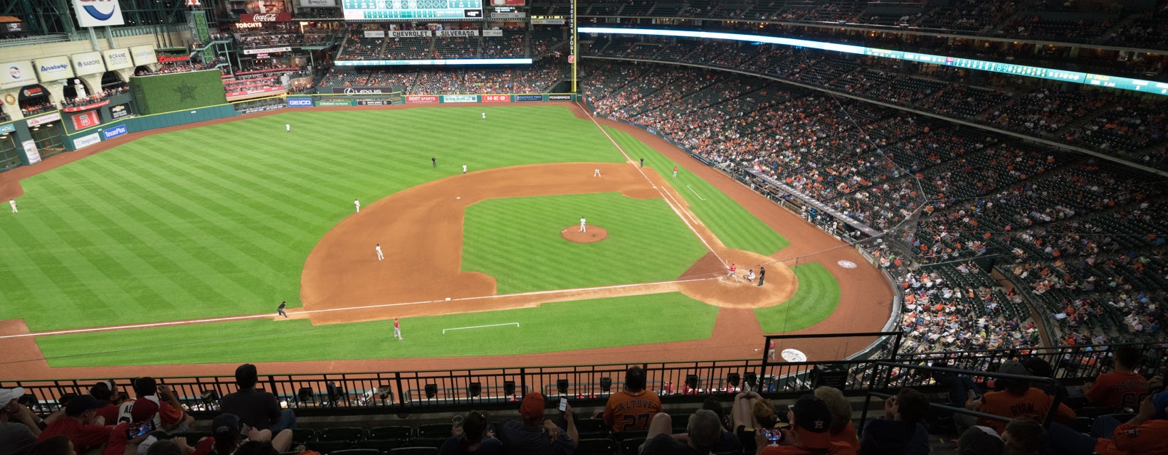 Seat view from Terrace Infield