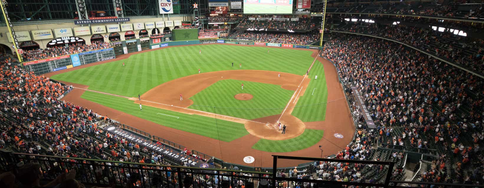 Seat view from Terrace Infield