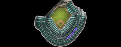 Seat view from Terrace Infield