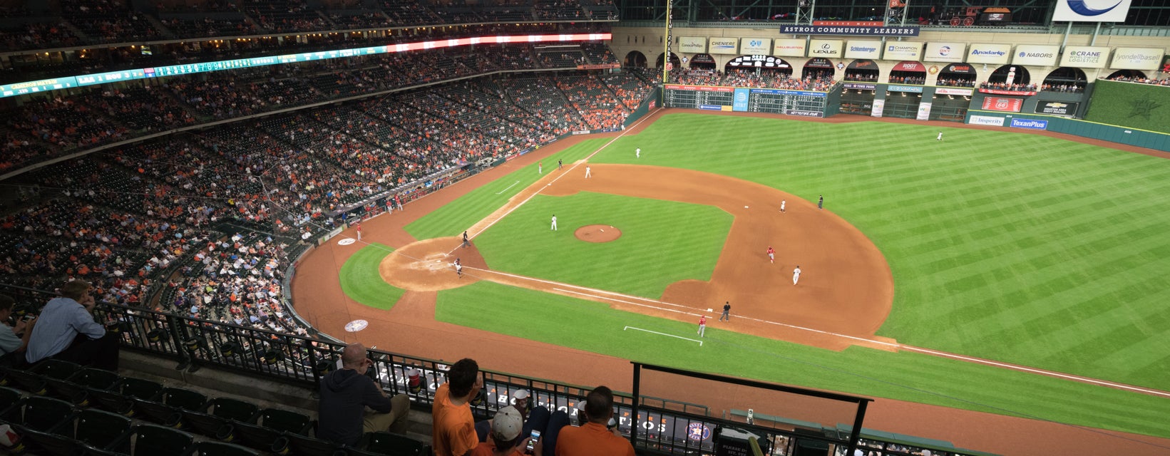 Seat view from Terrace Infield