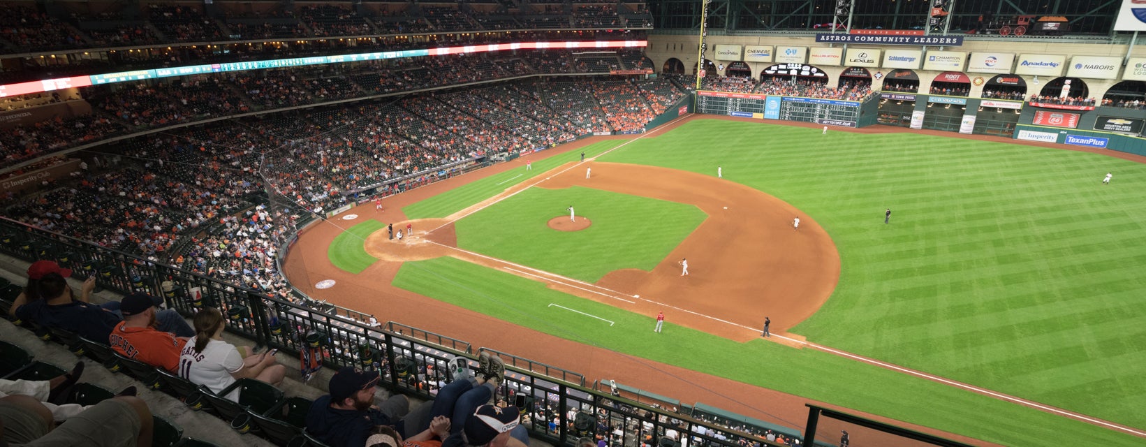 Seat view from Terrace Infield