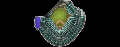 Seat view from Outfield Deck II
