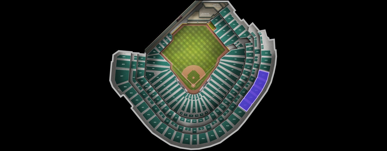 Seat view from View Deck II