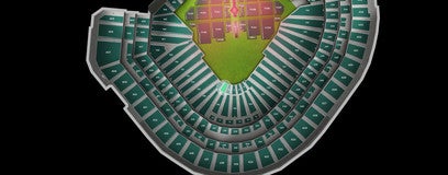 Seat view from Diamond Club