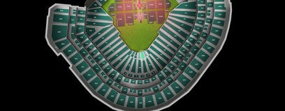 Seat view from Diamond Club