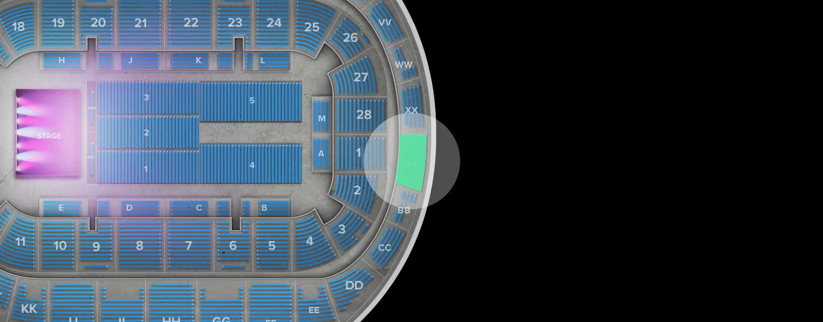 Seat view from Balcony