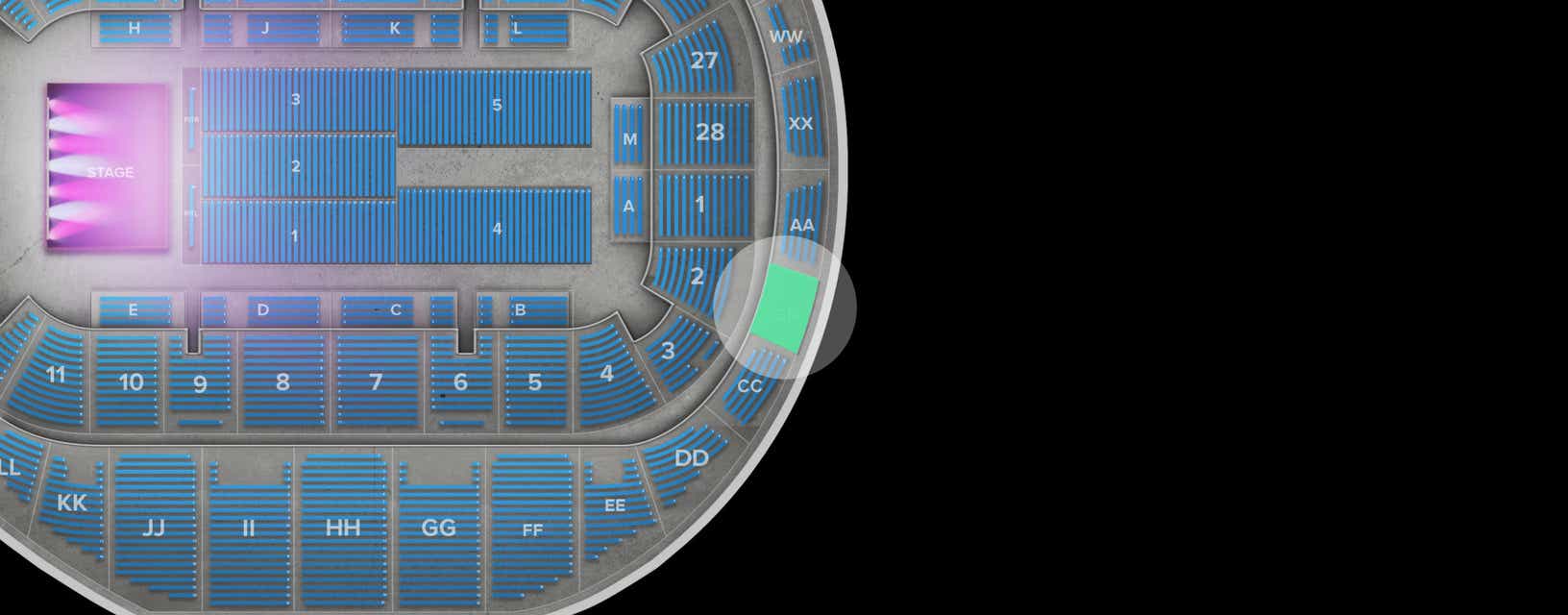 Seat view from Balcony