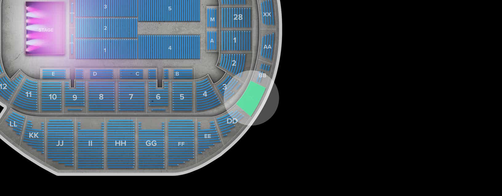 Seat view from Balcony