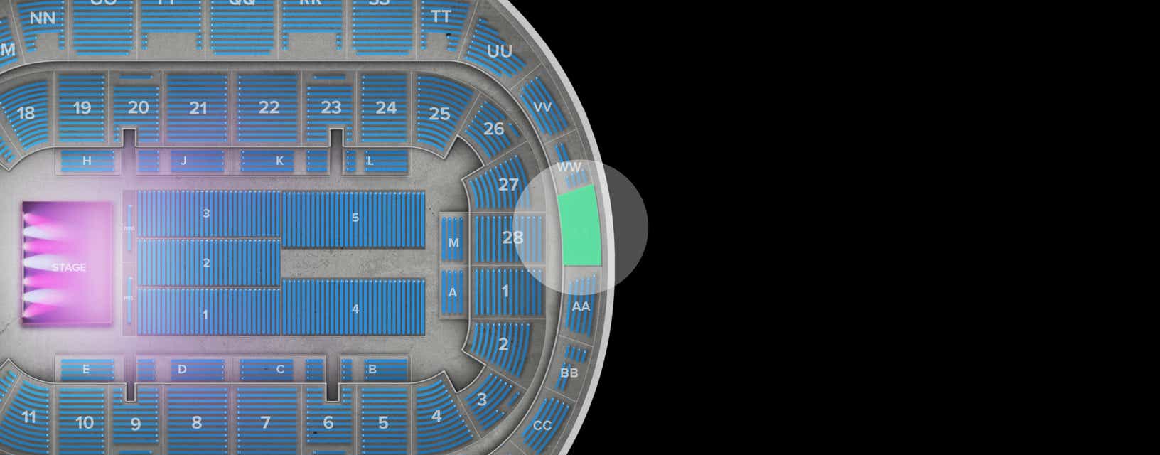 Seat view from Balcony