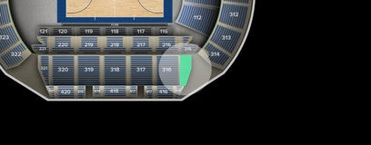 Seat view from Middle